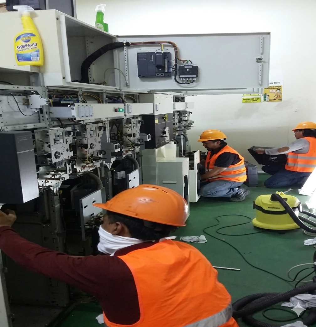 Tim teknisi PT. Perdana Berkah Usaha Bertiga